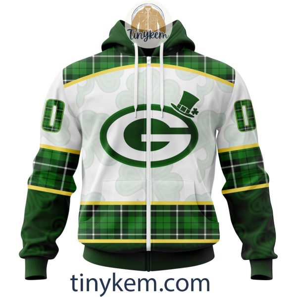 Green Bay Packers Shamrock Customized Hoodie, Tshirt: Gift For St Patrick Day 2024