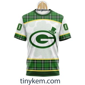Green Bay Packers Shamrock Customized Hoodie2C Tshirt Gift For St Patrick Day 20242B6 lyyMD