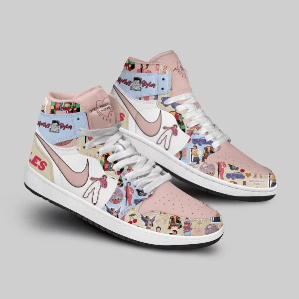 Harry Styles Custom Air Jordan 1 High Top Shoes