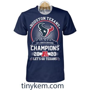Houston Texans AFC South Champions 2023 Two Sides Printed Shirt2B2 RkjRf