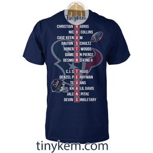 Houston Texans AFC South Champions 2023 Two Sides Printed Shirt2B3 q4Wd8