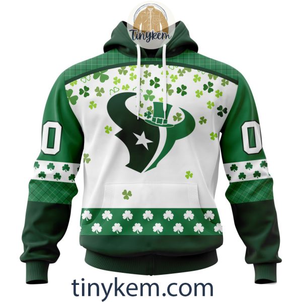 Houston Texans St Patrick Day Customized Hoodie, Tshirt, Sweatshirt