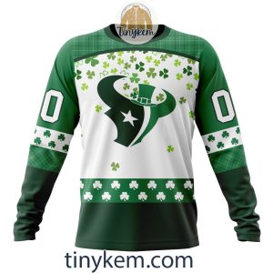 Houston Texans St Patrick Day Customized Hoodie Tshirt Sweatshirt2B4 WK9kk