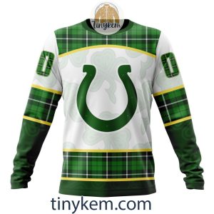 Indianapolis Colts Shamrock Customized Hoodie2C Tshirt Gift For St Patrick Day 20242B4 J1Ijw
