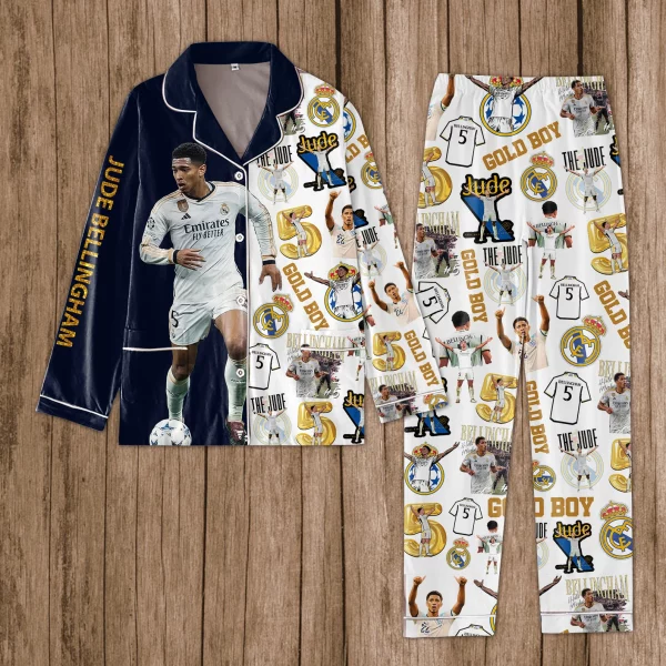 Jude Bellingham Pajamas Set: Gift for Madridistas