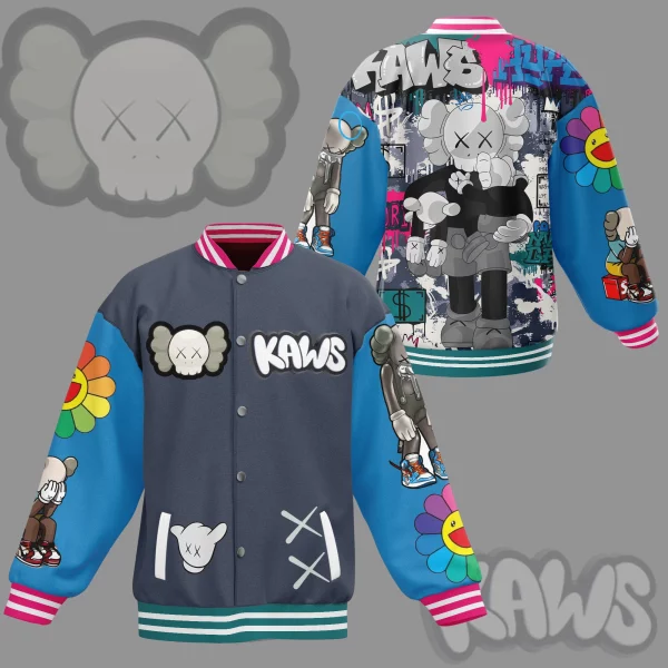 KAWS Streetstyle Baseball Jacket