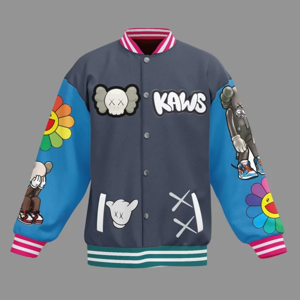 KAWS Streetstyle Baseball Jacket