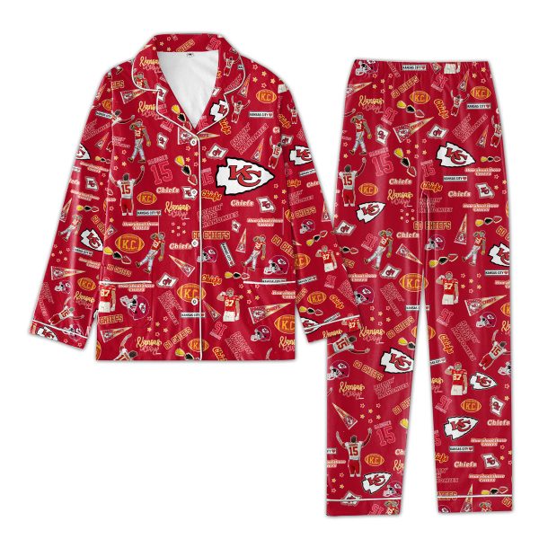 Kansas City Chiefs Icons Bundle Pajamas Set