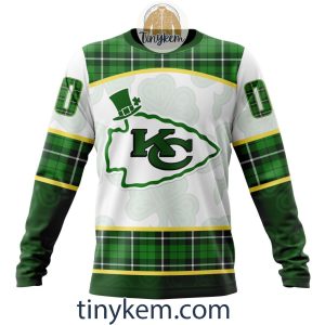 Kansas City Chiefs Shamrock Customized Hoodie2C Tshirt Gift For St Patrick Day 20242B4 OfFCN