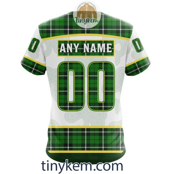 Kansas City Chiefs Shamrock Customized Hoodie, Tshirt: Gift For St Patrick Day 2024
