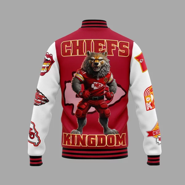Kansas City Customized Baseball Jacket: Chiefs Kingdom