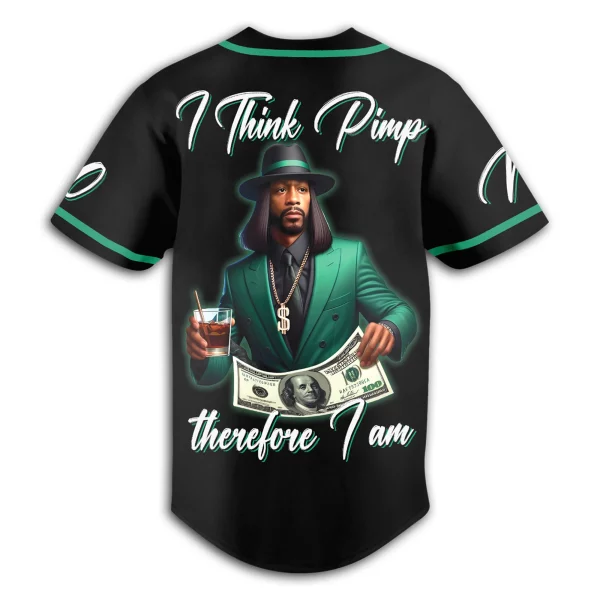 Katt Williams Customized Baseball Jersey: I Think Pimp therefore I am