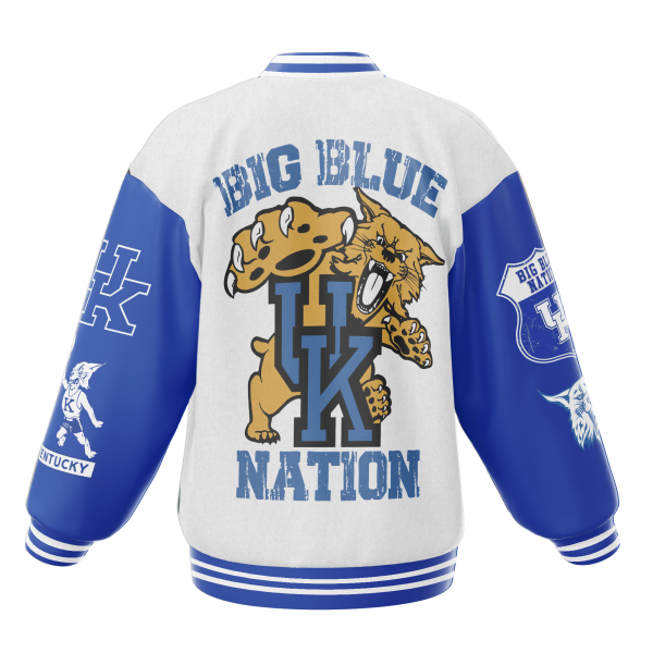 Kentucky Wildcats Baseball Jacket: Big Blue Nation