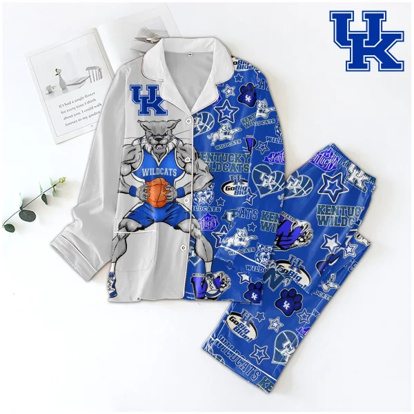 Kentucky Wildcats Basketball Pajamas Set