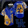 Kentucky Wildcats Customized Baseball Jersey: Big Blue Nation