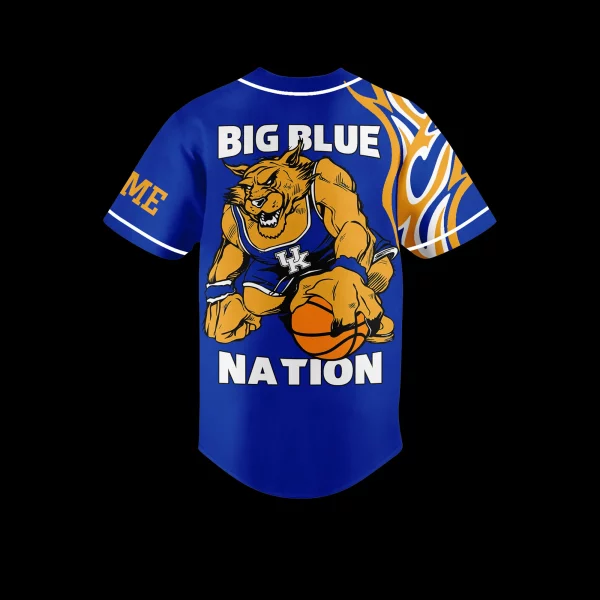 Kentucky Wildcats Customized Baseball Jersey: Big Blue Nation