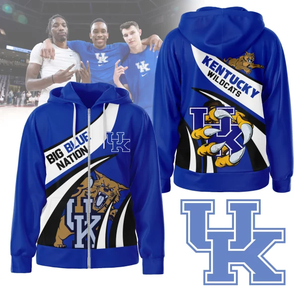 Kentucky Wildcats Zipper Hoodie: Big Blue Nation