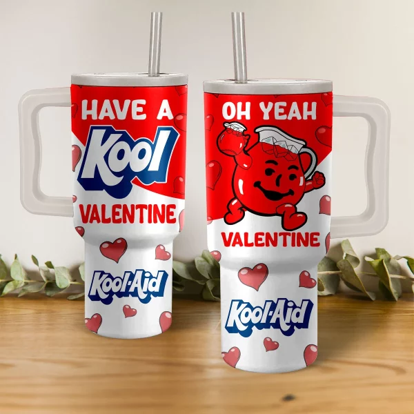 Kool-Aid Valentine 40 Oz Tumbler