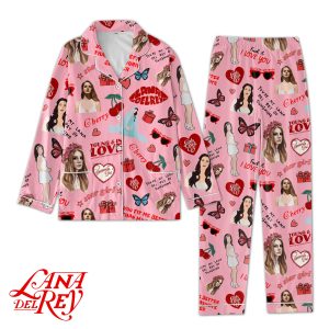 Lana Del Rey Valentine Pajamas Set