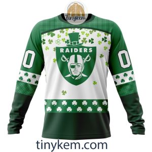 Las Vegas Raiders St Patrick Day Customized Hoodie Tshirt Sweatshirt2B4 WGZCh