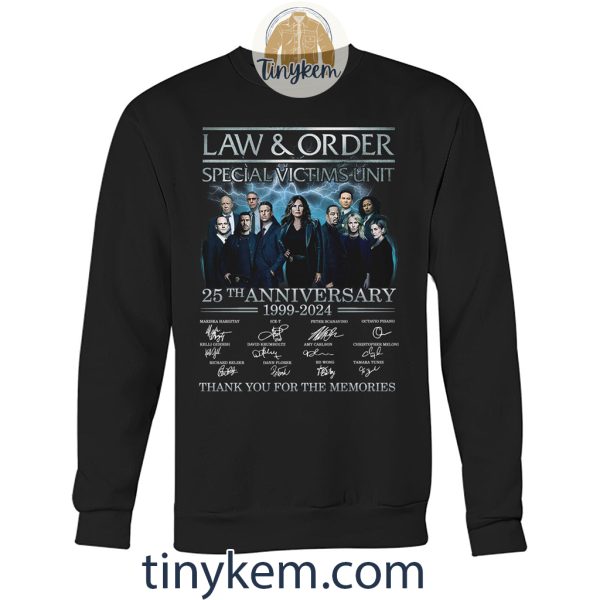 Law and Order Movie 25th Anniversary 1999-2024 Tshirt