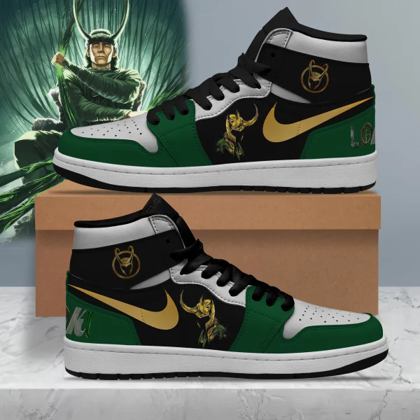 Loki Air Jordan 1 High Top Shoes