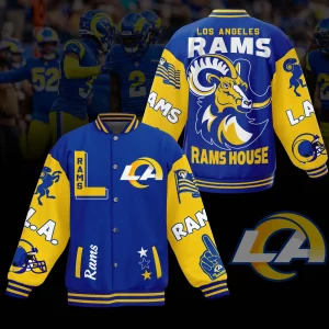 Los Angeles Rams Baseball Jacket: Rams House