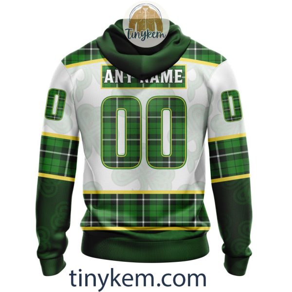 Los Angeles Rams Shamrock Customized Hoodie, Tshirt: Gift For St Patrick Day 2024