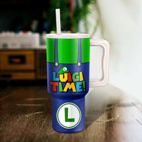 Luigi 40 Oz Tumbler: Gift for Super Mario fans