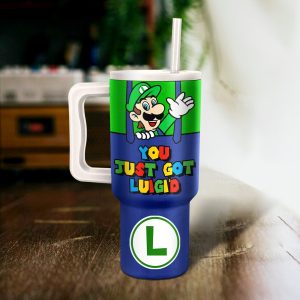 Luigi 40 Oz Tumbler Gift for Super Mario fans2B3 8tOOK