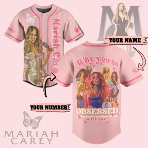 Mariah Carey Customized Baseball Jersey