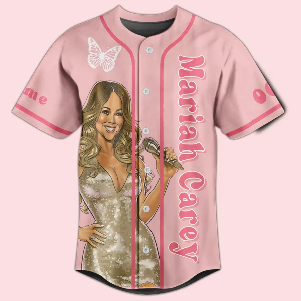 Mariah Carey Customized Baseball Jersey