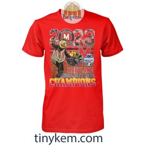 Maryland Terrapins Music City Bowl Champions 2023 Shirt