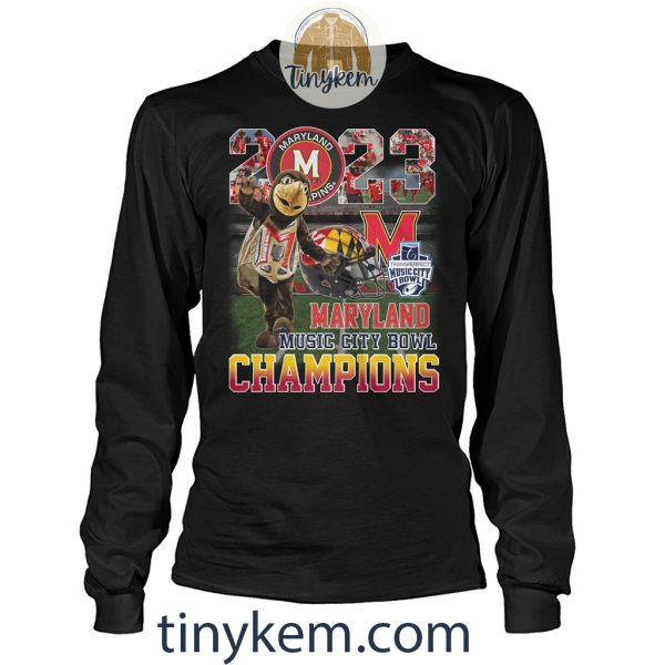 Maryland Terrapins Music City Bowl Champions 2023 Shirt