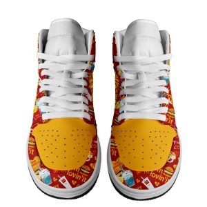 McDonald Customized Air Jordan 1 High Top Shoes