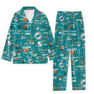 Miami Dolphins Icons Bundle Pajamas Set2B3 r9mkt