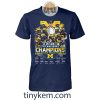 Michigan Mascot 2024 College Football Champions Tshirt