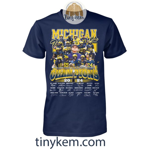 Michigan College Football National Champions 2024 Shirt