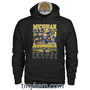 Michigan College Football National Champions 2024 Shirt2B2 pyrxU