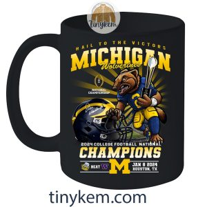 Michigan Mascot 2024 College Football Champions Tshirt2B5 7nUva