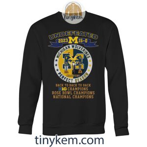 Michigan Wolverines 2023 Perfect Season Shirt Celebrate the National Champions2B3 lPYJL
