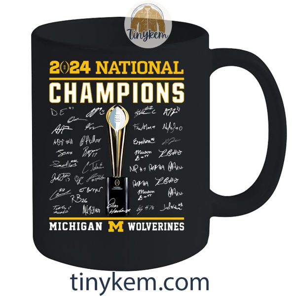 Michigan Wolverines 2024 National Champions Shirt Two Sides Printed