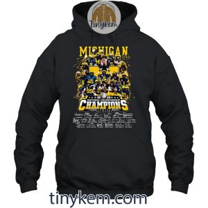 Michigan Wolverines Champions NCAA 2024 Shirt2B3 FjSNL