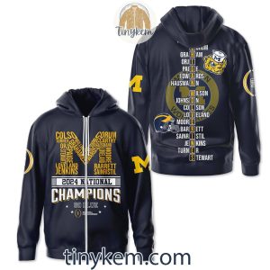 Michigan Wolverines Champions NCAA 2024 Tshirt2C Sweatshirt2C Hoodie2B12 Q7lWc