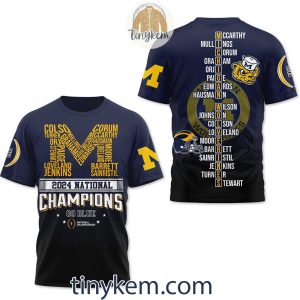 Michigan Wolverines Champions NCAA 2024 Tshirt2C Sweatshirt2C Hoodie2B4 b8fiX
