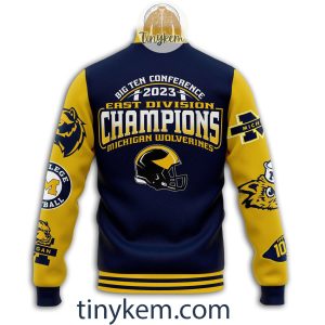 Michigan Wolverines Customized Baseball Jacket College Football Champions 20242B3 nj7xz