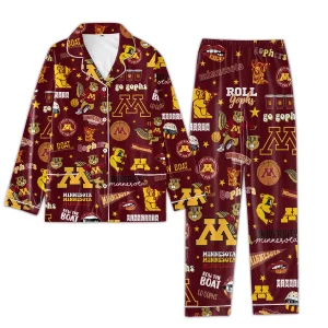 Minnesota Golden Gophers Basketball Pajamas Set