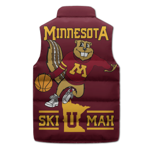 Minnesota Golden Gophers Basketball Puffer Sleeveless Jacket2B3 cqBZd