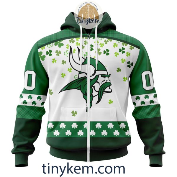 Minnesota Vikings St Patrick Day Customized Hoodie, Tshirt, Sweatshirt