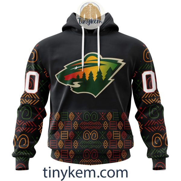 Minnesota Wild Black History Month Customized Hoodie, Tshirt, Sweatshirt